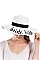 BRIDE TRIBE EMBROIDERED FLOPPY SUN HAT