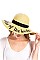 MOTHER OF THE BRIDE EMBROIDERED FLOPPY SUN HAT