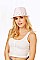 CUTE SUMMER STRAW FLAMINGO PRINT BAND FEDORA