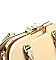 Fancy Bow Jewel Top Classy Style Satchel