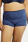 PACK OF 12 PIECES STYLISH SEAMLESS PLUS SIZE BOYSHORT MULP0223SBX1