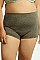 PACK OF 12 PIECES STYLISH SEAMLESS PLUS SIZE BOYSHORT MULP0223SBX1