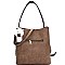 Extendable Strap Compartment Hobo Wallet SET MH-LP0551W