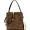 Extendable Strap Compartment Hobo Wallet SET MH-LP0551W