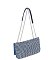 Rhinestone Covered Denim Satchel