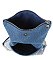 Rhinestone Covered Denim Satchel