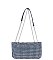 Rhinestone Covered Denim Satchel
