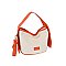 Canvas Colorblock 2-in-1 Satchel