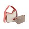 Canvas Colorblock 2-in-1 Satchel