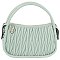 Puffy Chevron Quilted Tote Crossbody Bag