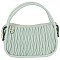 Puffy Chevron Quilted Tote Crossbody Bag