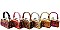 PACK OF 12 PCS ASSORTED COLOR MINI CUTE LEOPARD FOIL CUTE COIN PURSE
