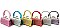 PACK OF 12 PCS ASSORTED COLOR MINI SPARKLING HEART DOTTY COIN PURSE