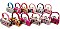 PACK OF 12 PCS ASSORTED COLOR DESIGNER MINI COIN PURSE