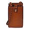 Croc Alligator Crossbody Bag Cell Phone Purse