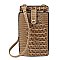 Croc Alligator Crossbody Bag Cell Phone Purse