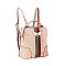 Queen Bee Stripe Ostrich Croc 2-in-1 Backpack