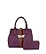 WOMEN HANDBAG SATCHEL PURSE SET TOTE BAG