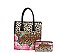 Leopard Hummingbird Flower 2-in-1 Satchel