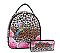 Leopard Hummingbird Flower 2-in-1 Backpack