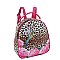 Leopard Hummingbird Flower 2-in-1 Backpack