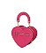 Croc Heart Top Handle Satchel