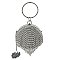 Rhinestone Fringe Round Clutch