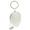 Rhinestone Fringe Round Clutch