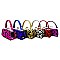 Pack of 12 Colorful Kiss Marks Coin Purse