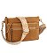 Multi Zip Pocket Guitar Strap Crossbody Bag