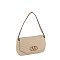 Quilted Logo Flap Shoulder Bag