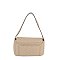 Quilted Logo Flap Shoulder Bag