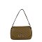Quilted Logo Flap Shoulder Bag