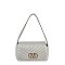 Quilted Logo Flap Shoulder Bag