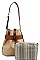 ELEGANT 2IN1 DESIGNER CHIC SHOULDER BAG  JYLQF-006