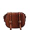 CUTE STYLISH TEXTURED PU LEATHER CROCO PATTERN CROSSBODY BAG  JYLQF-010