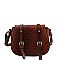 CUTE STYLISH TEXTURED PU LEATHER CROCO PATTERN CROSSBODY BAG  JYLQF-010