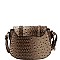 CUTE STYLISH TEXTURED PU LEATHER CROCO PATTERN CROSSBODY BAG  JYLQF-010