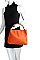 CUTE FASHION BAMBOO HANDLE SATCHEL WITH LONG STRAP