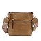 Fashion Zip Pocket Guitar Strap Crossbody Bag