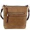 Fashion Zip Pocket Crossbody Bag