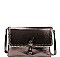 CLASSIC CHAINED CROSSBODY CLUTCH WITH LONG STRAP JY-LR-029-C