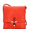 LR030-LP Knot Accent Large Flap Cross Body