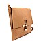 LR030-LP Knot Accent Large Flap Cross Body