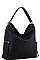 FASHIONABLE SMOOTH TEXTURED PU LEATHER HOBO BAG JYLS-3104