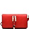 LS2044-LP Hardware and String Accent Formal Clutch Cross Body