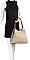 Braided Canvas 2-Way Hobo and Long Wallet Set