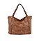 Soft Leather Tote Crossbody Hobo Bag