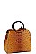 DESIGNER CUTE CROCO PATTERN TOTE BAG WITH LONG STRAP