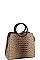 DESIGNER CUTE CROCO PATTERN TOTE BAG WITH LONG STRAP